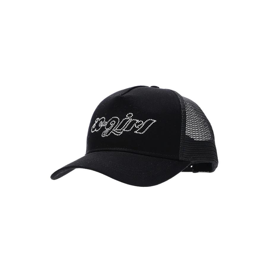 X-girl エックスガール 105242051004 RHINESTONE LOGO TRUCKER CAP メッシュキャップ BLACK 正規｜molotovcocktail7010｜02