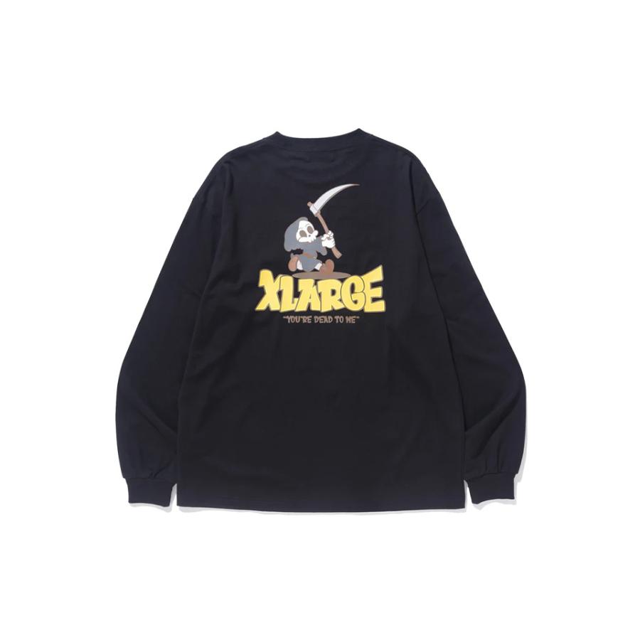 XLARGE エクストララージ 101241011003 YOURE DEAD TO ME L/S TEE XLARGE ロングスリーブTシャツ｜molotovcocktail7010｜02