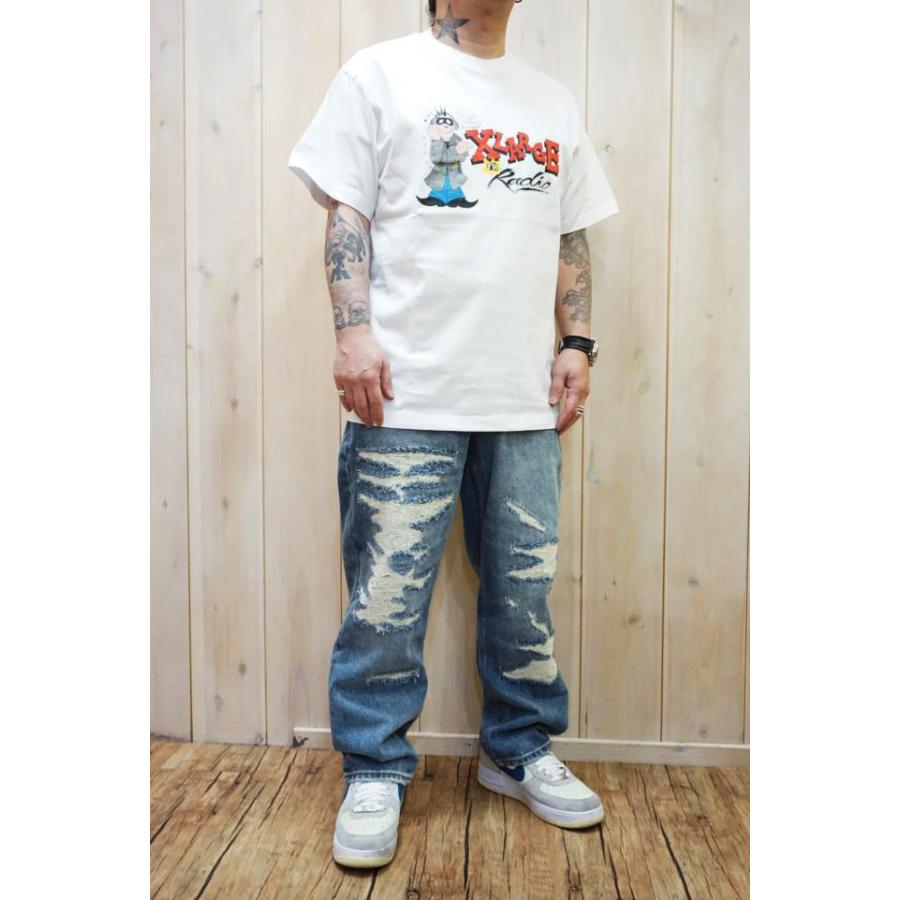 XLARGE エクストララージ 101242011002 XLARGE RADIO S/S TEE Tシャツ WHITE 正規通販 メンズ レディ｜molotovcocktail7010｜15