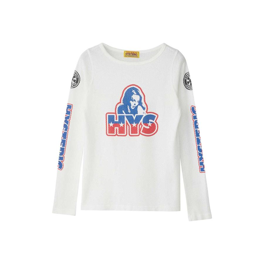 HYSTERIC GLAMOUR ヒステリックグラマー 01251CL04 BURNING WHEEL T 