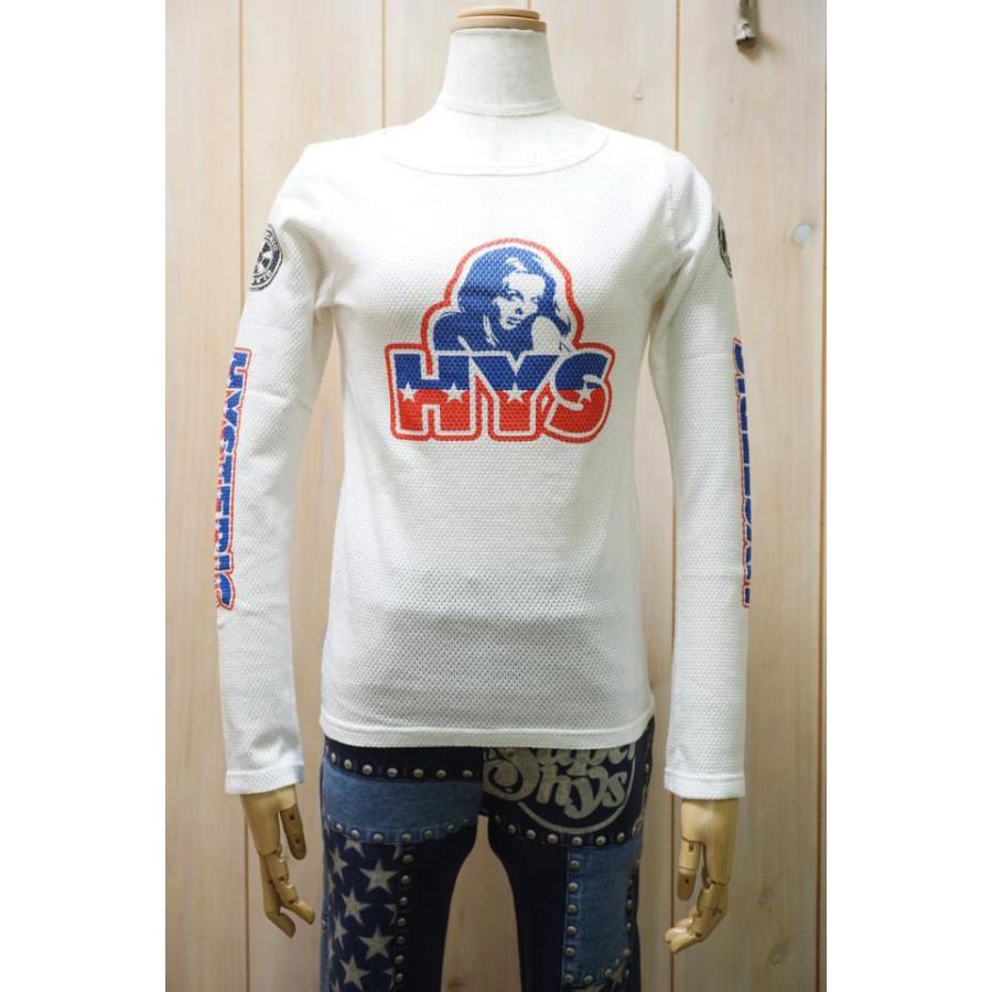 HYSTERIC GLAMOUR ヒステリックグラマー 01251CL04 BURNING WHEEL T 