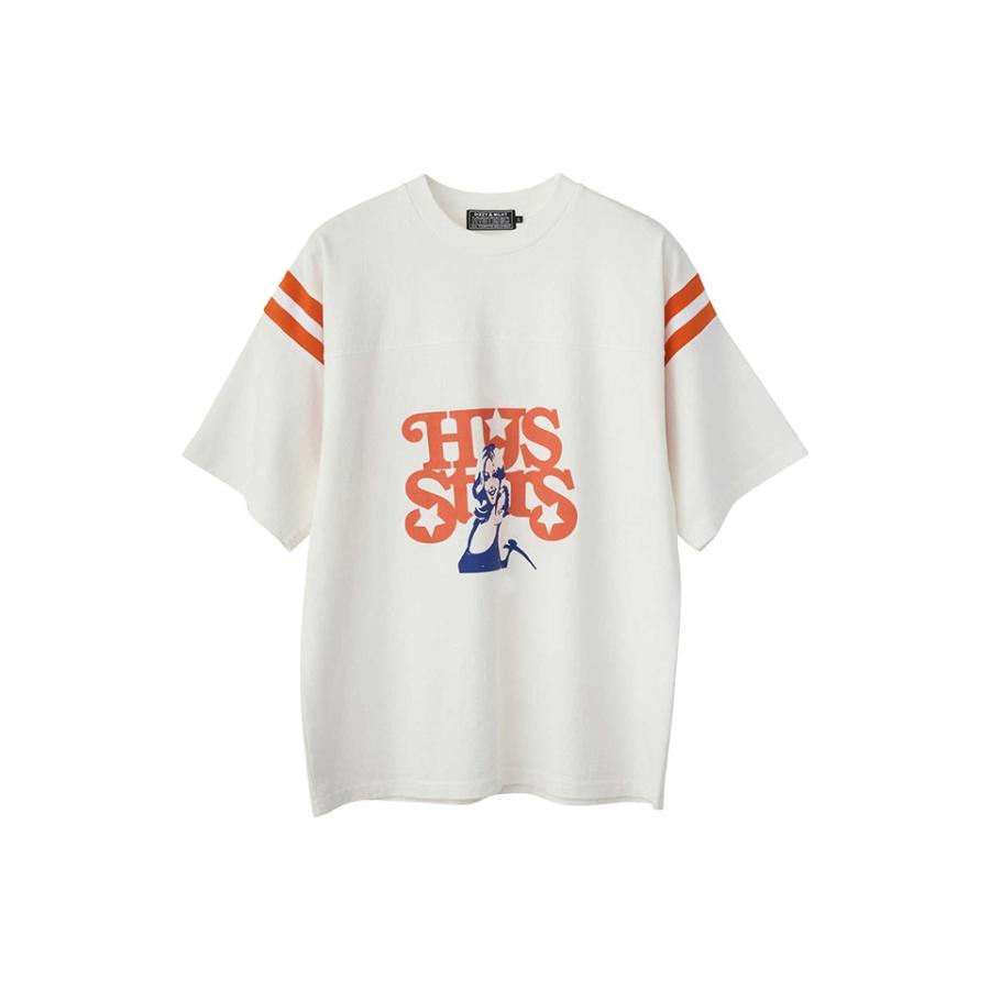 HYSTERIC GLAMOUR ヒステリックグラマー 02251CT07 HYS STARS T HYSTERIC GLAMOUR ヒステリックグラマー 02251CT07 HYS STARS T