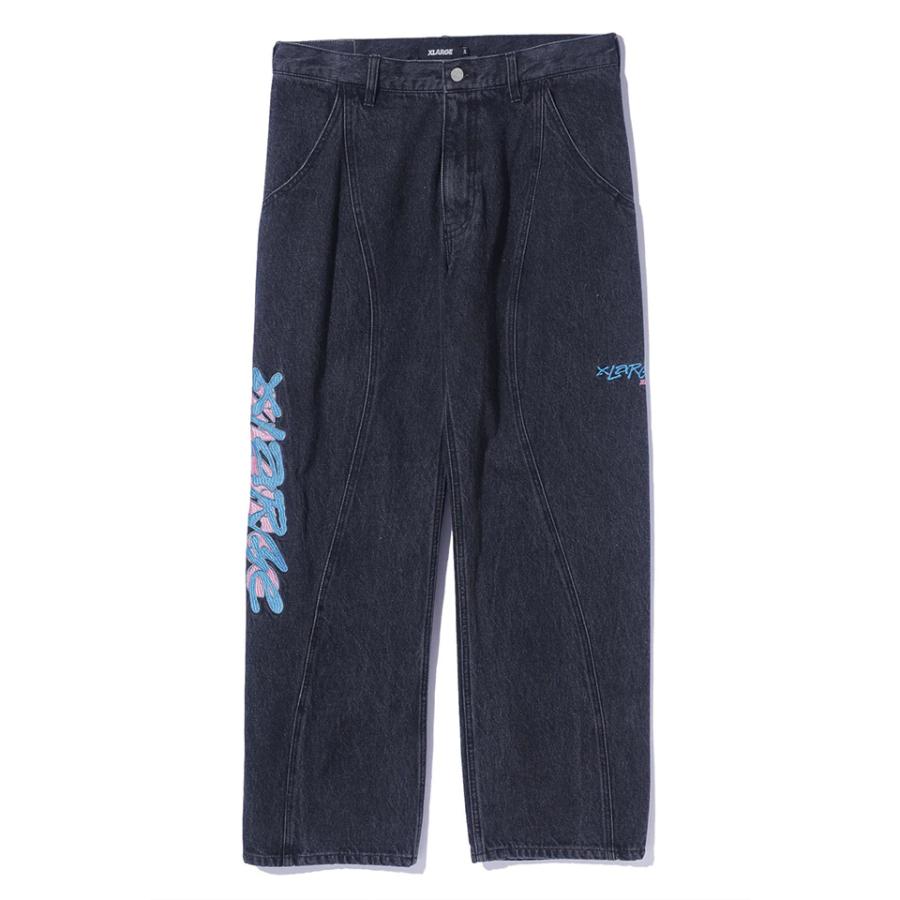XLARGE エクストララージ 101251031008 SIDE CUTTING DENIM PANTS