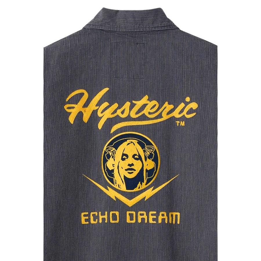 HYSTERIC GLAMOUR ヒステリックグラマー 02261AB06 HYSTERIC ECHO DREAM刺繍 カバーオールジャケット Iの画像