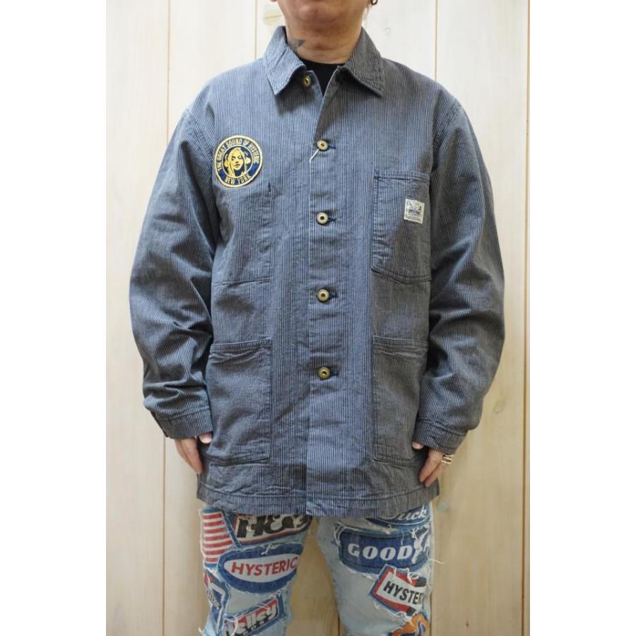 HYSTERIC GLAMOUR ヒステリックグラマー 02261AB06 HYSTERIC ECHO DREAM刺繍 カバーオールジャケット Iの画像