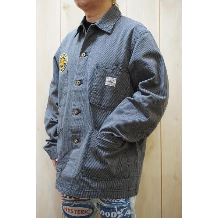 HYSTERIC GLAMOUR ヒステリックグラマー 02261AB06 HYSTERIC ECHO DREAM刺繍 カバーオールジャケット Iの画像