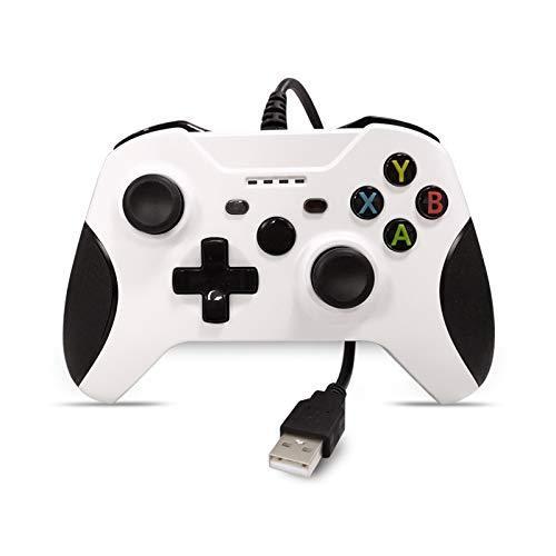 全国宅配無料 Chasdi Xbox One 有線コントローラー すべてのxbox Oneモデルとpc用 ホワイト 数量限定 Tuintijdschrift Com