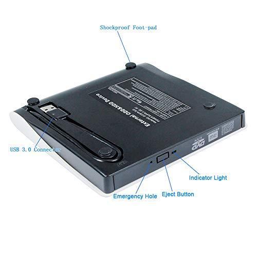 ポータブル USB 3.0 外付けDVD CD ROM 光学ドライブ HP ゲーミング ノートパソコン パビリオン 15 17 T Z 15Z X3｜molto-bene｜06