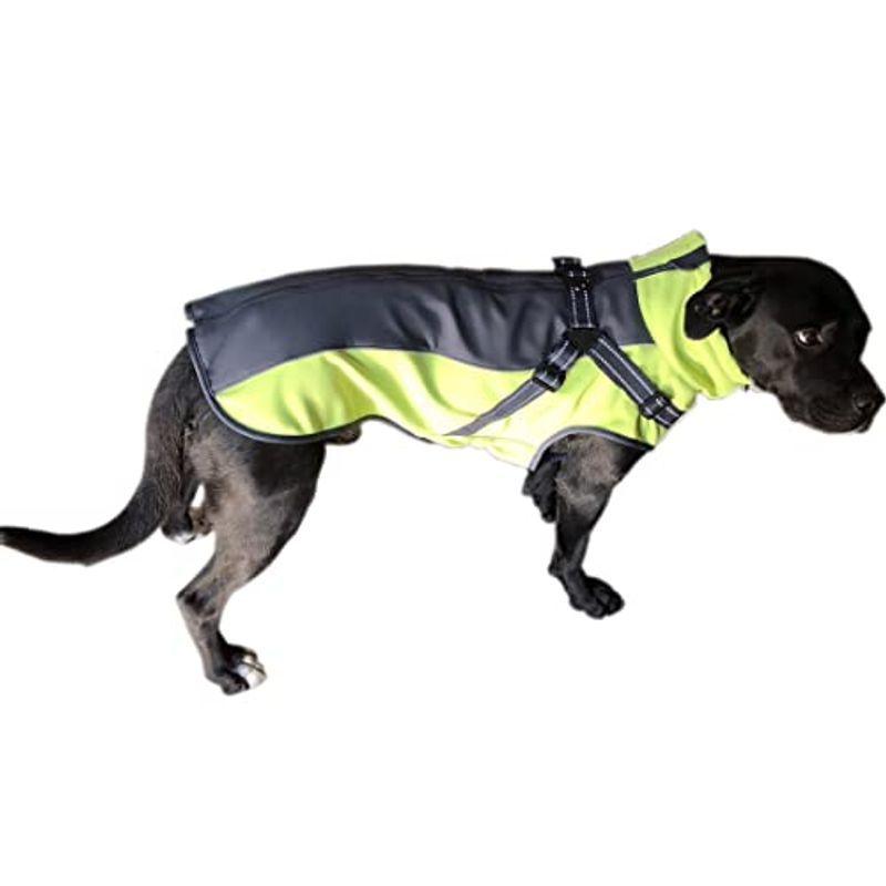 人気絶頂 Asmpet 犬 コート 秋冬 暖かい 犬 服 防寒着 犬のジャケット 中型犬 服 愛犬のお散歩 犬 防寒服 ハーネス一体型 犬 冬服 防風 代引不可 Turningheadskennel Com