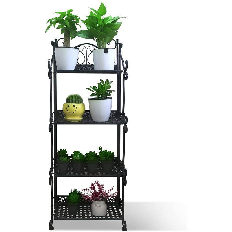 フラワースタンド プランタースタンド ガーデニング 棚 ガーデンラック アイアンラック 室外室内 おしゃれ 組み立て簡単 コンパクト 収納 鉢 プランターカバー Www Ma Maison Algarve Com
