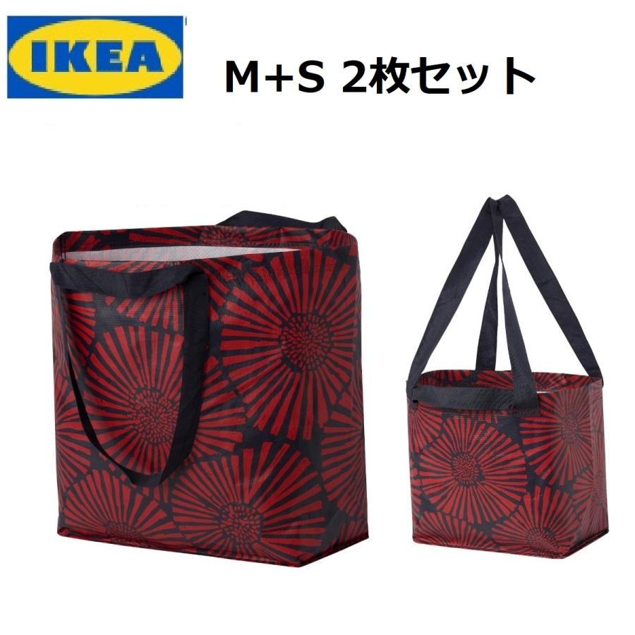 送料無料 Ikea バッグ ドット モノクロ 水玉 エコバッグ キャリーバッグ M S 2点セット スクルッティグ Skruttig 防水 ビーチ 海 プール レジャーに Ik000 027 Mom And Dad 通販 Yahoo ショッピング