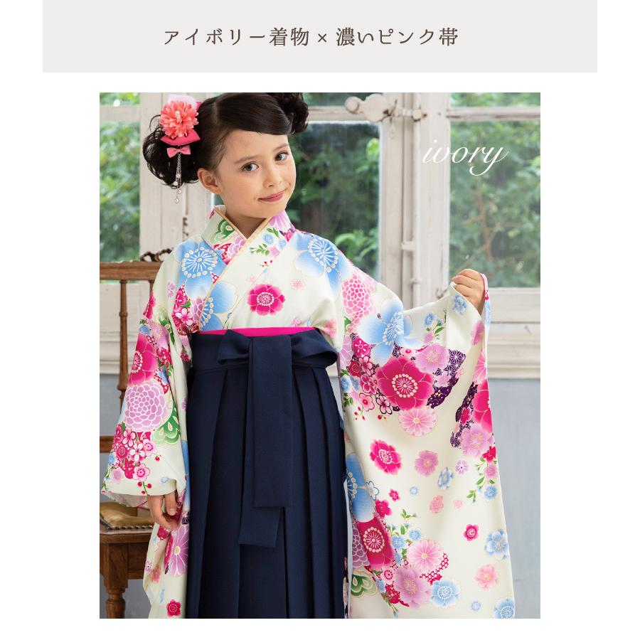 七五三 袴 セット 子供 女の子 120 130 cm 着物+半襟付き襦袢+袴+帯枕 七五三 袴 セット 子供 女の子 120 130 cm 着物+半襟付き襦袢+袴+帯枕