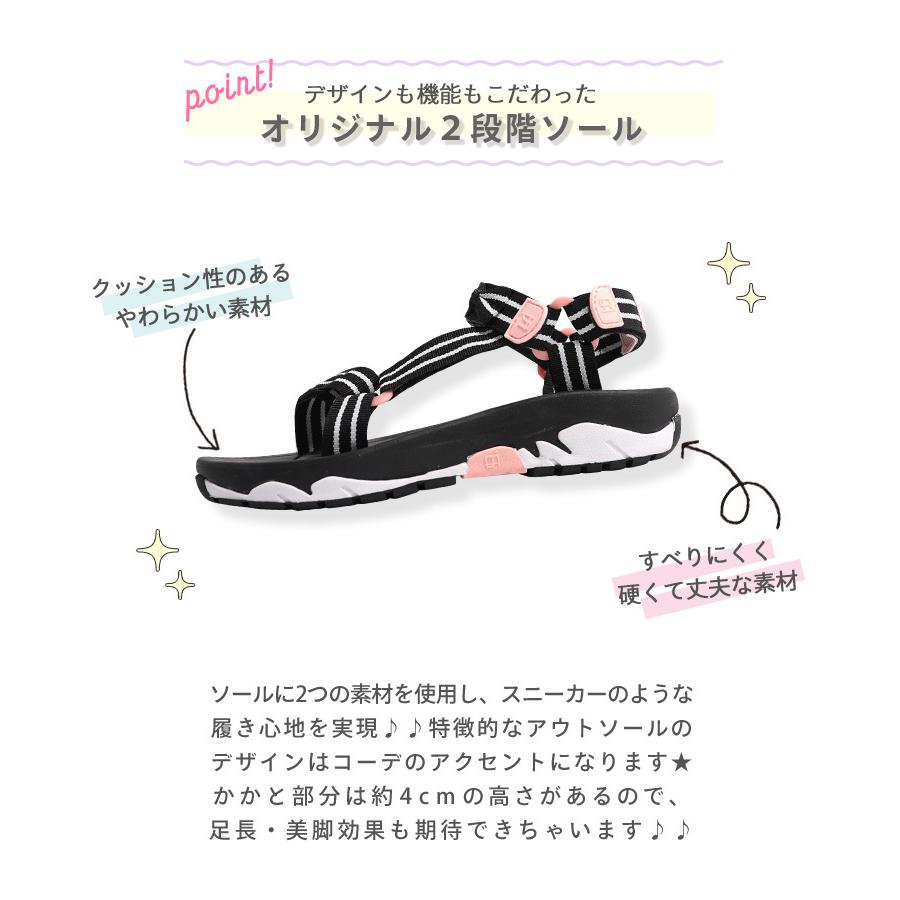 キッズ サンダル 女の子 スポーツサンダル ジュニア 子供 子ども 17 25cm おしゃれ 歩きやすい サイズ調節可 15al01 子供ドレス アリサナ 通販 Yahoo ショッピング