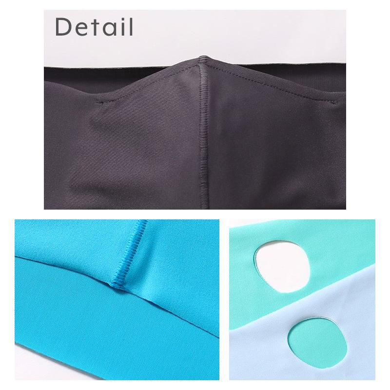 フェイスカバー マスク 夏用 uv 冷感 日本製 水着素材 洗える レディース メンズ クールタイプ ポケット付 | arisana | 10