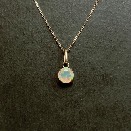 モ*リ様 K18 オパール ネックレス オパール K18 ネックレス : momi accessory - 通販 - Yahoo!ショッピング