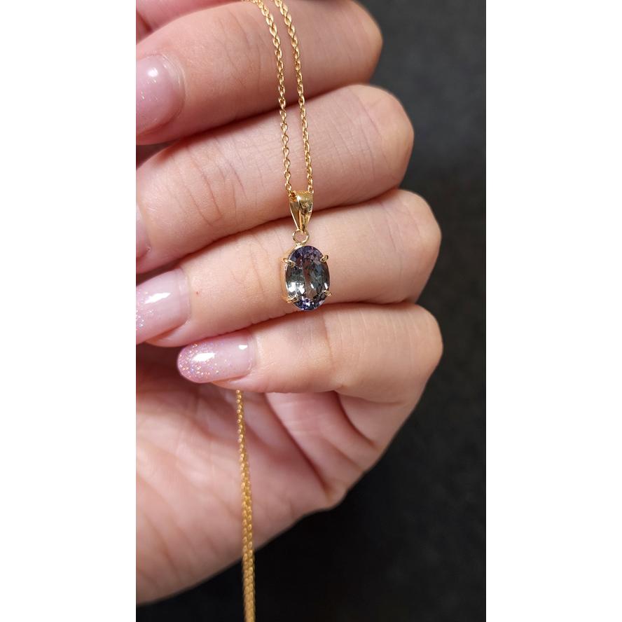 【専用出品】K18 タンザナイト ペンダントトップ K18タンザナイト手巻きペンダントトップ