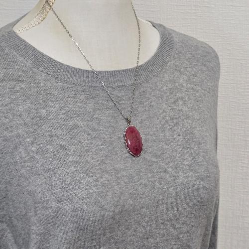 ロードナイト ペンダント ロードナイト ネックレス : momi accessory 