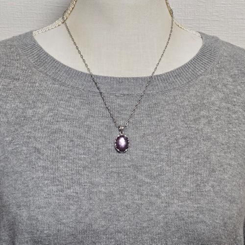 レピドライト ペンダント レピドライト ネックレス : momi accessory 