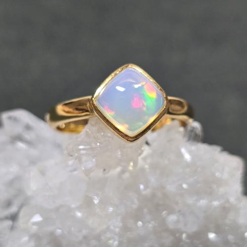 オパール リング オパール 指輪 16号 : momi accessory - 通販