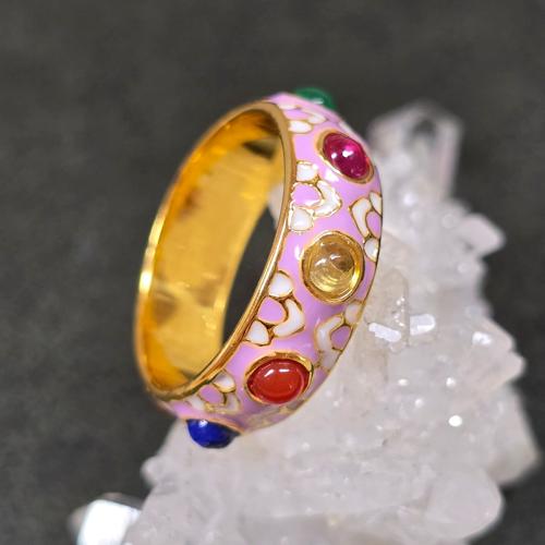 ミナカリ リング ルビー カーネリアン トルマリン等 天然石9石