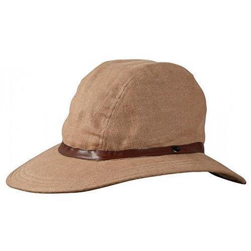 【国際ブランド】 パズデザイン 麻帽涼風 ZHC-016 ブラウン L 帽子