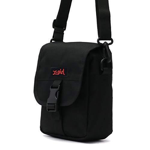 年末のプロモーション特価 Shoulder Flap エックスガール X Girl Bag ブラック 10 ショルダーバッグ ショルダーバッグ