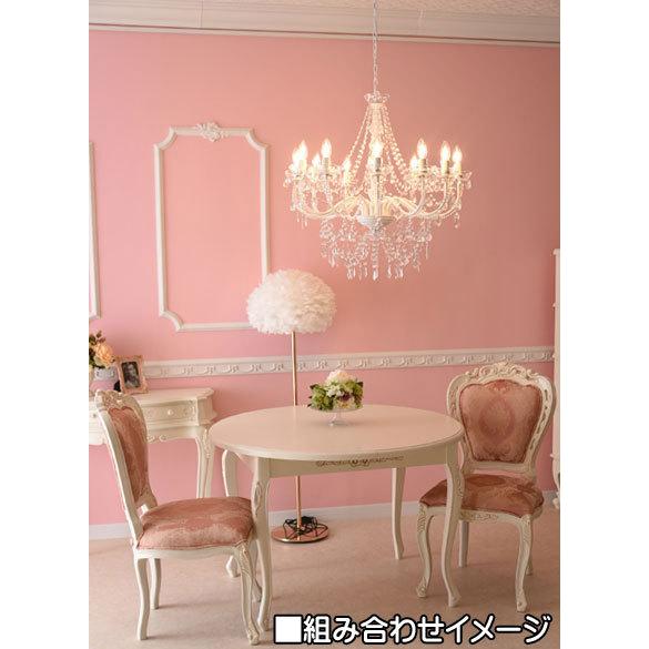 LEDライト付き プリンセスホワイト お手軽シャンデリア 12灯