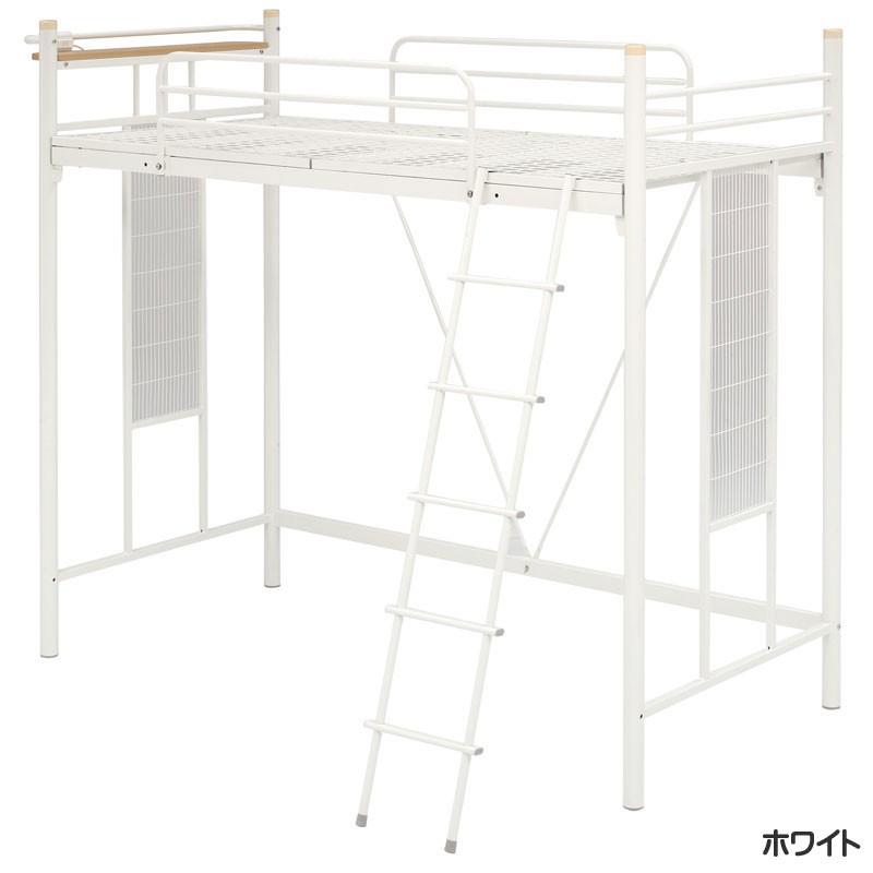 ロフトベッド RF-039(SV) 棚付きロフトベッド RF-039 : もみじや家具 - 通販 - Yahoo!ショッピング