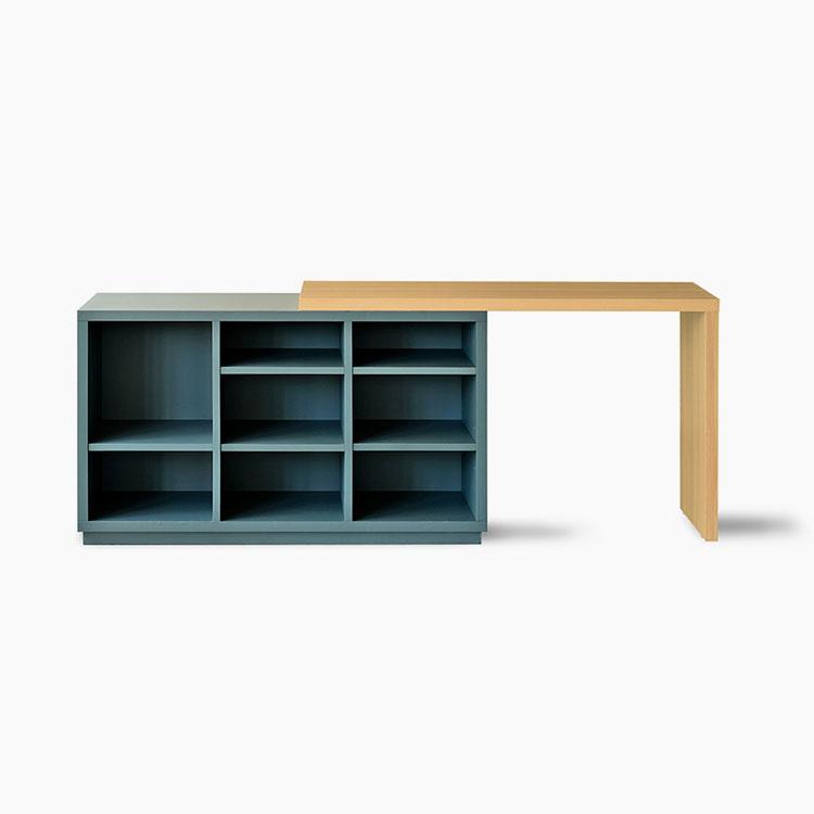 GART（ガルト） 伸長式シェルフデスク アグレ AGRE : もみじや家具