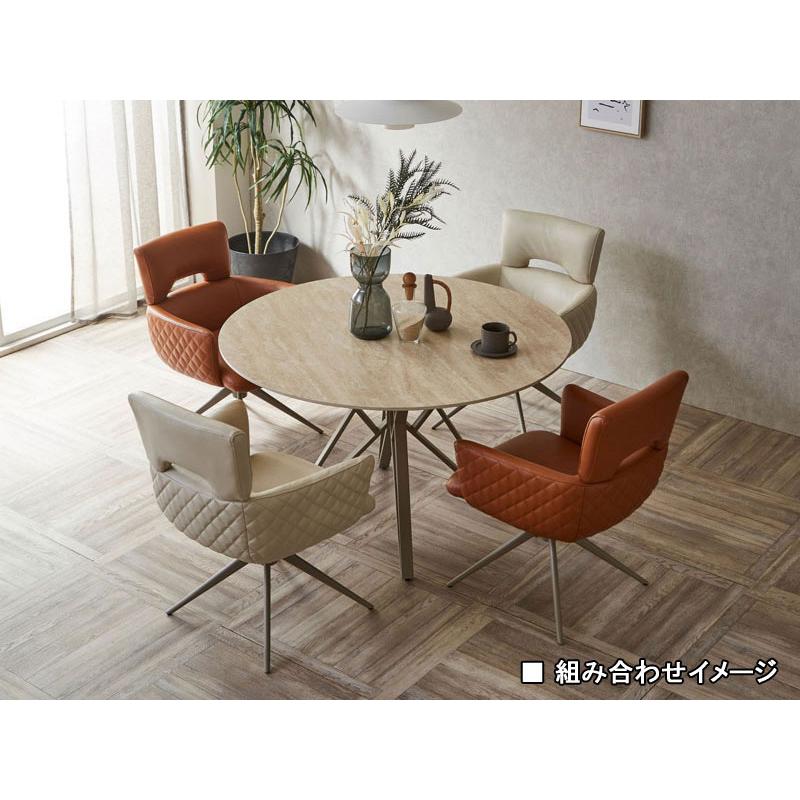 VENUS リビングテーブル ラウンドダイニングテーブル E538P ヴィーナス Venus 120cm : もみじや