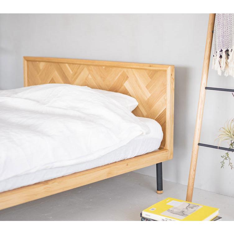 NOWHERE LIKE HOME シングルベッドフレーム ユニック ヘリンボーン