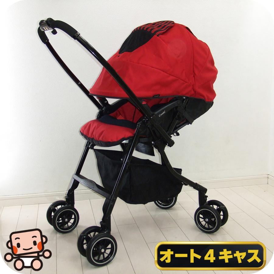美品】コンビ ベビーカー メチャカルハンディ オート4キャス HF 美品 