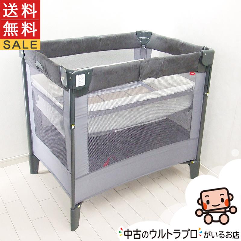 美品 ベビーベッド アップリカ ココネル エアープラスAB aprica  