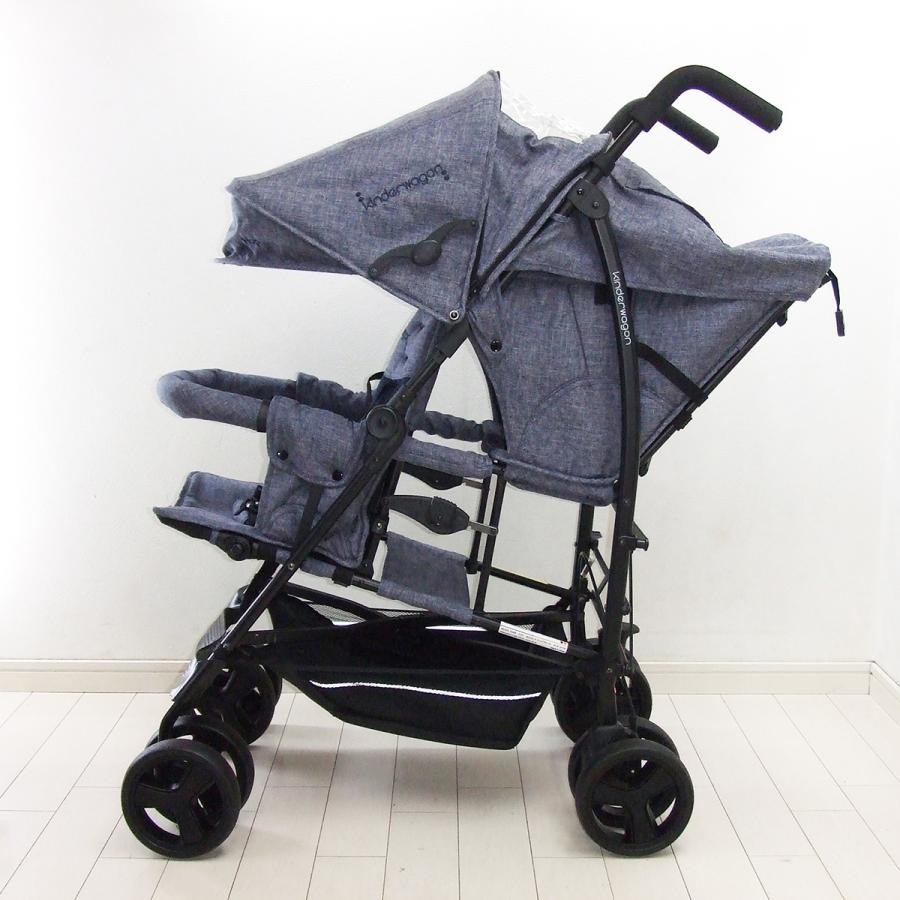 oputions　2人乗りベビーカー　※汚れあり。 nihonikuji（日本育児） 綺麗 二人乗りベビーカー 中古 kinder wagon