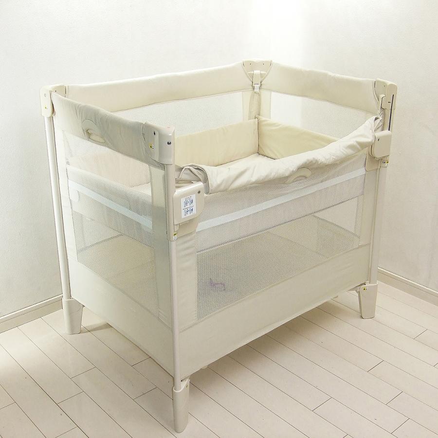 綺麗 ベビーベッド アップリカ ココネル Aprica COCONEL コンパクトに 
