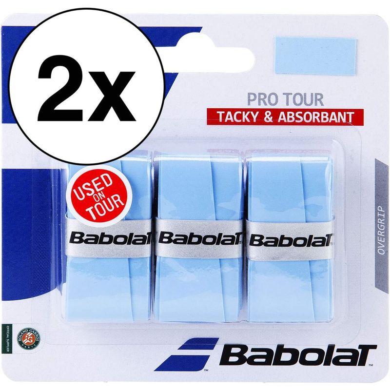 最高の品質のバボラ(BabolaT)硬式テニス バドミントン グリップテープ ブルー×2個セット PRO TOUR(3本入)653037 梱包、テープ Kimony(キモニー) ハイソフトEXグリップ3本入り 2個セット ブルー KGT131-BL-2SET