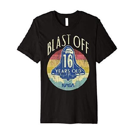 着るだけで宇宙気分NASA Space Shuttle Blast 0ff 16th Birthday Retr0 P0rtrait Premium T-Shirt