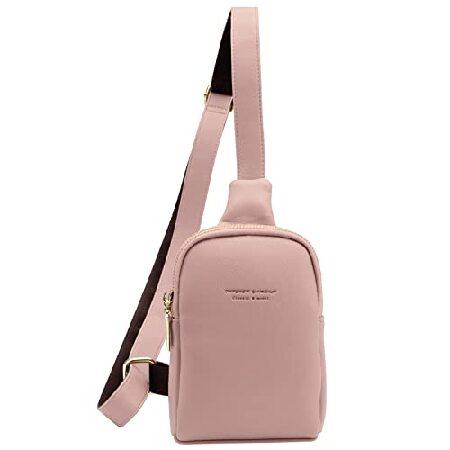 機能性豊に！おしゃれに決めようPeicees Small Sling Bag for Women Fashionable Crossbody Fanny Packs PU Leather Cell Phone Purse Backpack for Teen Girls