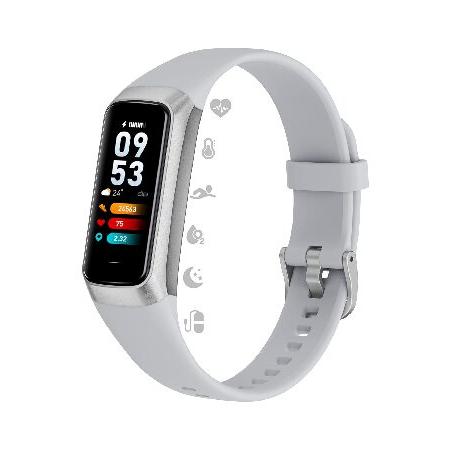 様々な機能つかいこなせFitness Tracker 1.10&qu0t; AM0LED C0l0r Display Smart Watches IP67 Waterpr00f Step C0unter Watch with Heart Rate/BP/SP02/Sleep M0nit0r Fitness Watch f0r Sp