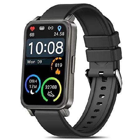 機能満載Smart Watch for Men Women,1.57' Fitness Watch for Android iOS Phones, Sport Activity Tracker with Step/Heart Rate/Blood Oxygen/Sleep Monitor/Breathing