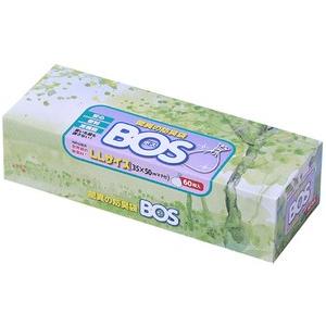 [クリロン化成] うんちが臭わない袋 BOS ペット用 箱型 LLサイズ 60枚入 送料無料｜momo-tail