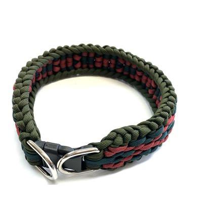 PARACORD CALLAR パラシュートコード 大型犬首輪 ダブルDカン (ダイヤ