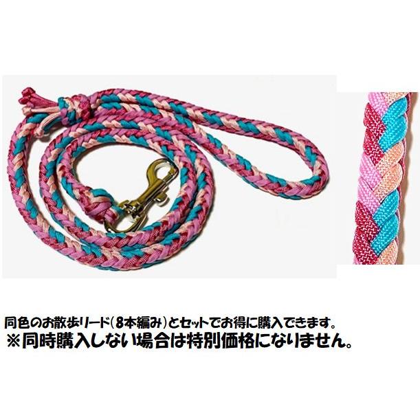 PARACORD CALLAR パラシュートコード 大型犬首輪 ダブルDカン (ダイヤ