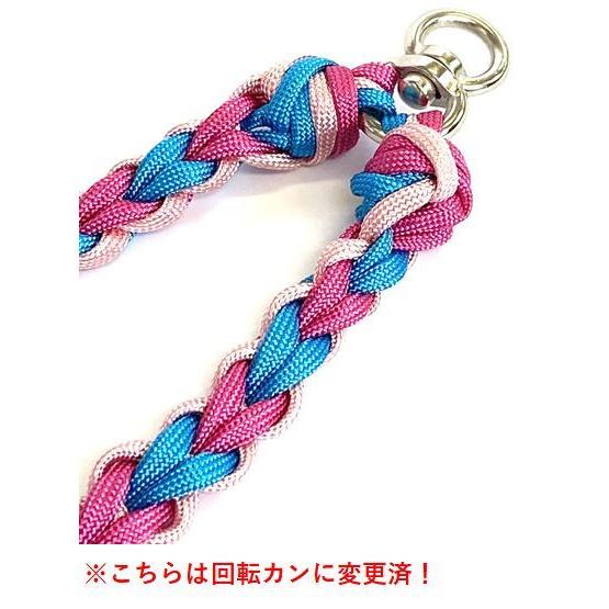 PARACORD LEAD パラシュートコード 多機能リード2頭引き（ハート