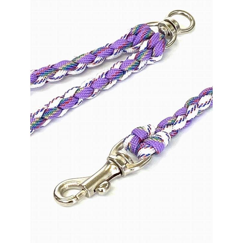 パラコード　2頭引きショルダーカフェリード PARACORD LEAD パラシュートコード ダブル多機能カフェリード 2