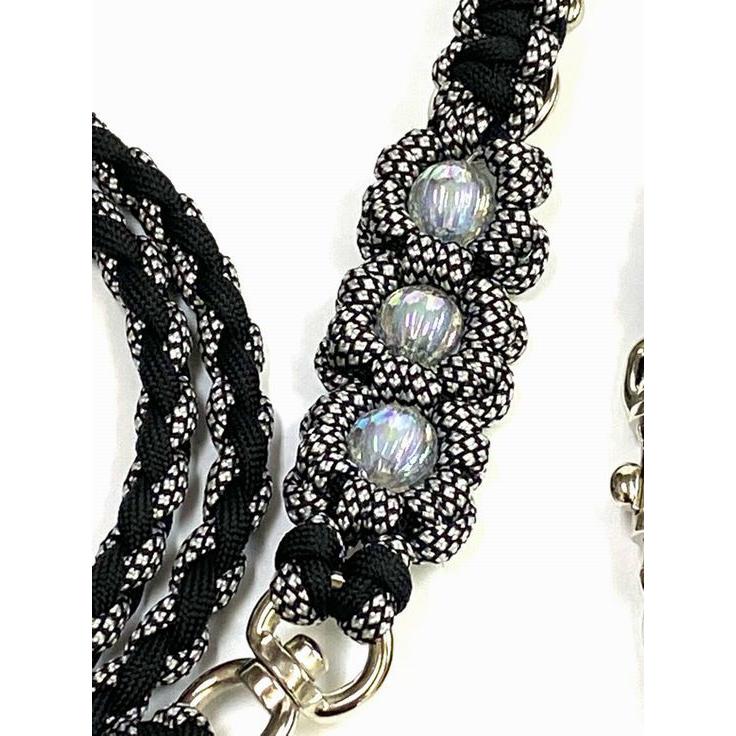 PARACORD LEAD パラシュートコード 多機能カフェリード 2頭引き