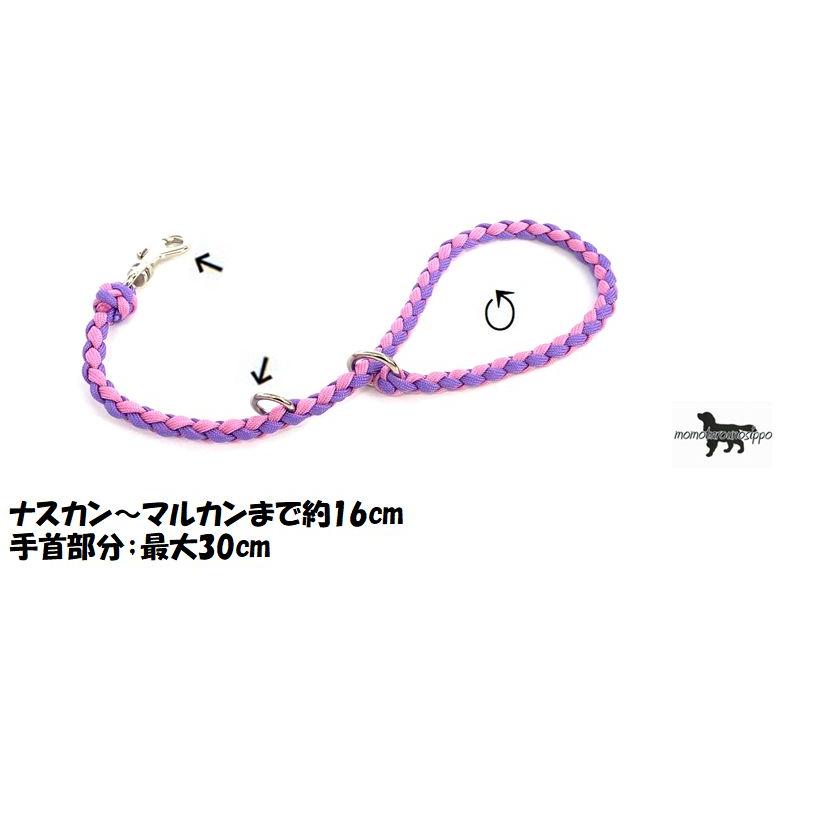 PARACORD LEASH パラシュートコード リーシュ（スタイリッシュ）4本丸
