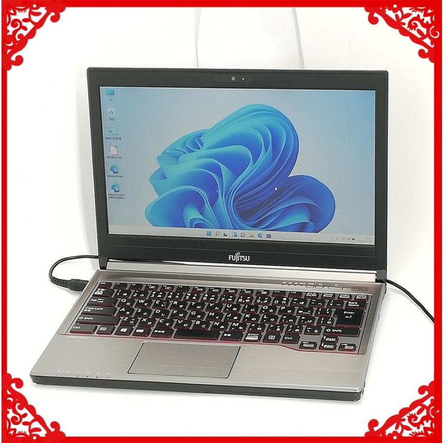 在庫処分 送料無料 日本製 13.3型 ノートPC 富士通 E736/P 中古 第6