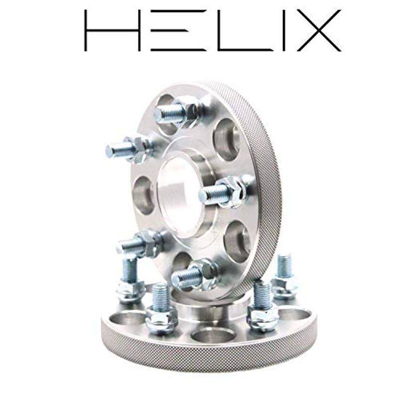HELIX ハブ付 ワイドトレッドスペーサー 5H PCD100 15mm 内径56mm M12XP1.25 シルバー/銀2枚セット適合車事 醤油さし、卓上調味料入れ