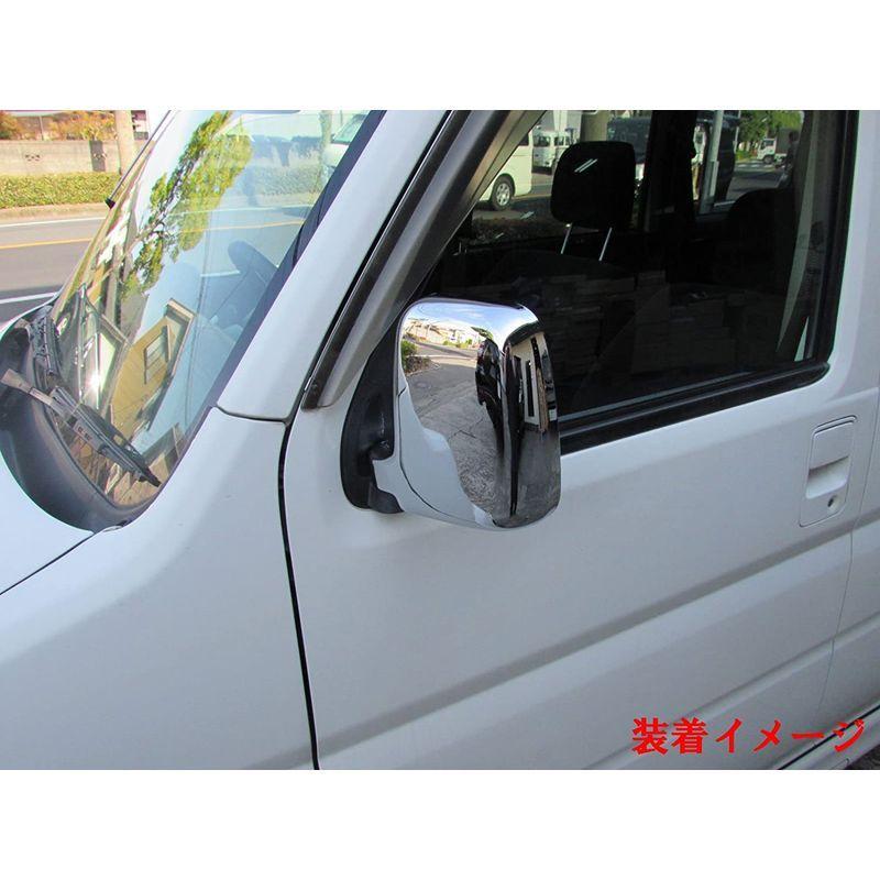 3400円 最大 Offクーポン Brightz バモス Hm1 Hm2 1型 2型 メッキドアミラーカバー Mir Sid 118 Hm M1 M2 1 2